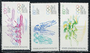 ФРГ, Олимпиада 1984, 3 марки ФРГ, Олимпиада 1984, 3 марки